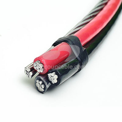 Quadruplex Overhead Service Drop Cable