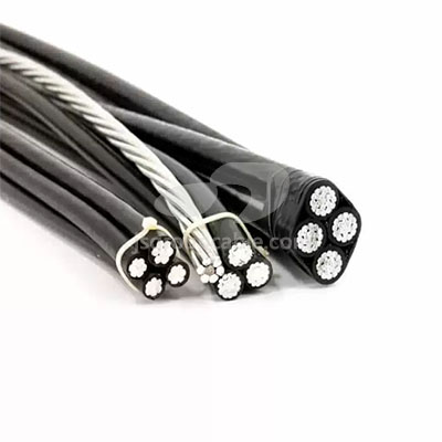 Quadruplex Overhead Service Drop Cable